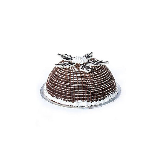 Chocolate cake with decorative elements on a white background . Send flowers to islamabad. send flowers to pakistan