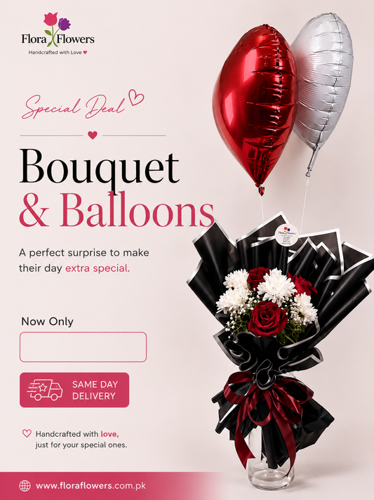 Bouquet & Balloons