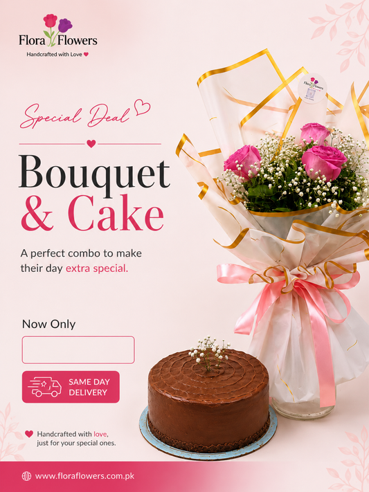 Bouquet & Cake