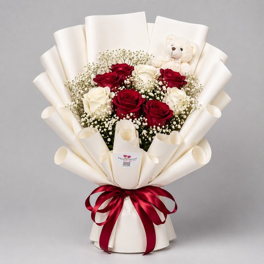 🧸 Crimson Teddy Romance