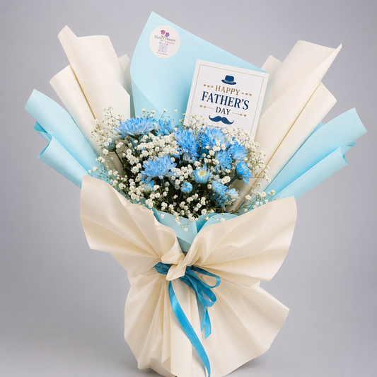 Dad's Blue Bliss Bouquet