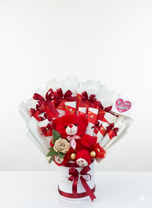 Ruby Love Teddy Chocolate Box