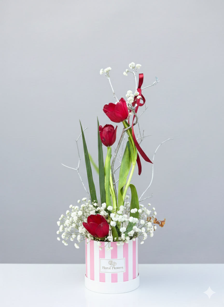 Scarlet Grace Tulip Box