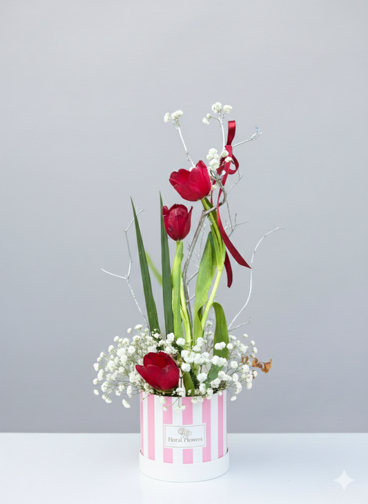 Scarlet Grace Tulip Box