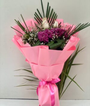 pink pack bouquet